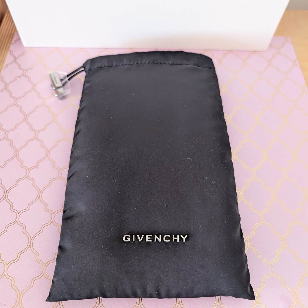 Givenchy Black Satin Sunglasses Case